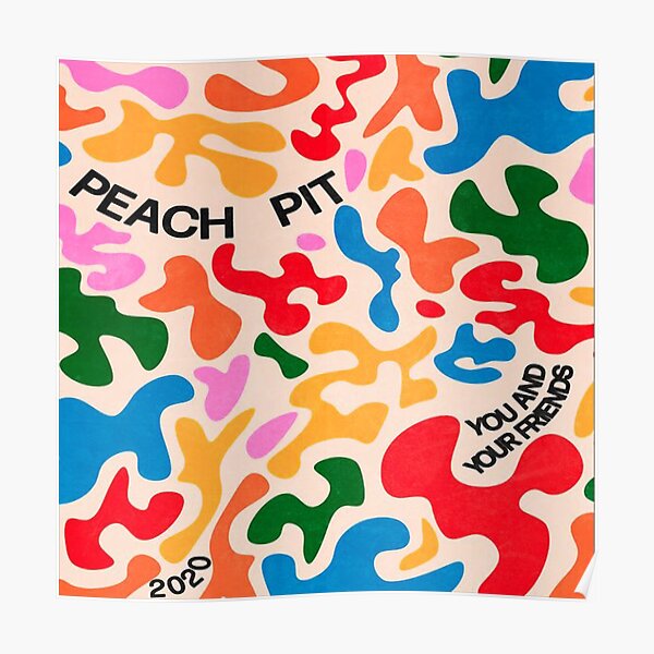 Peach Pit Wall Art Redbubble