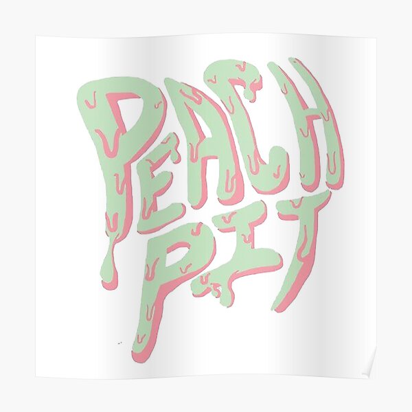 Peach Pit Posters Redbubble