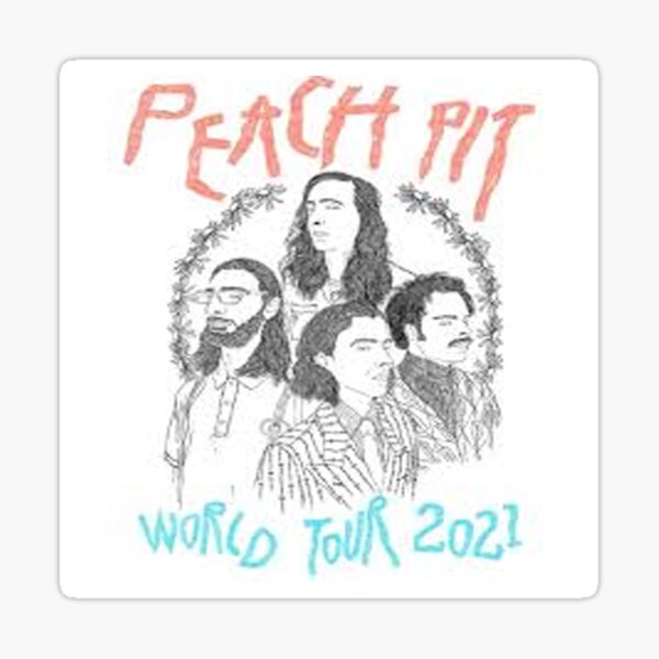 Peach Pit Stickers Redbubble