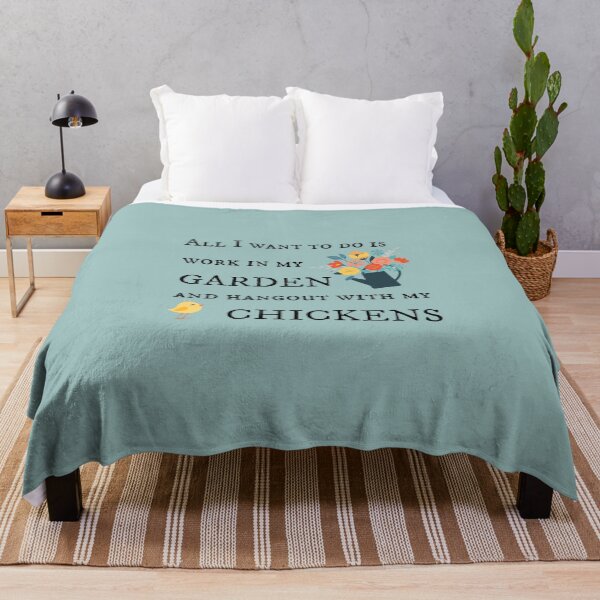 Item preview, All I want to do is Work in my Garden and hangout with my chickens designed and sold by nvrland-novelty.