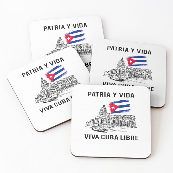 Item preview, PATRIA Y VIDA VIVA CUBA LIBRE Vintage Cuba Flag, cuban pride designed and sold by chris-ellis-art.