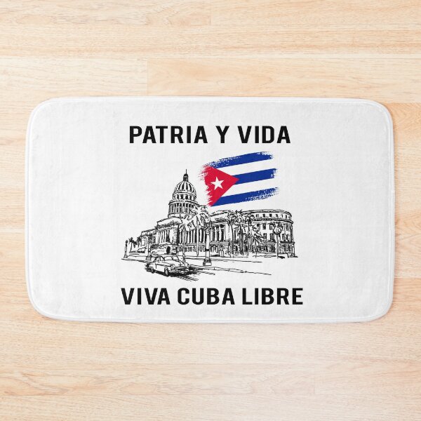 Item preview, PATRIA Y VIDA VIVA CUBA LIBRE Vintage Cuba Flag, cuban pride designed and sold by chris-ellis-art.