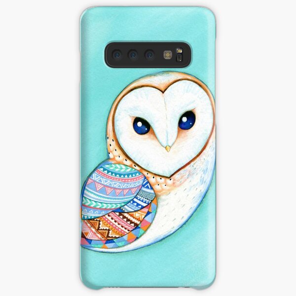 Tribal Pattern Barn Owl Samsung Galaxy Snap Case