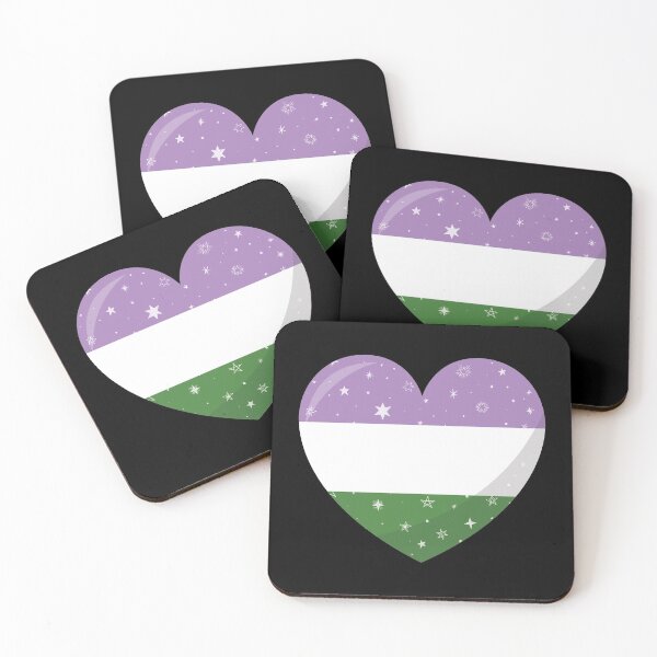 Item preview, Sparkling Queer Heart designed and sold by Pridish.