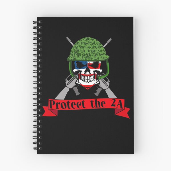 Item preview, Protect the 2A American flag skull designed and sold by Designs Of all kinds.