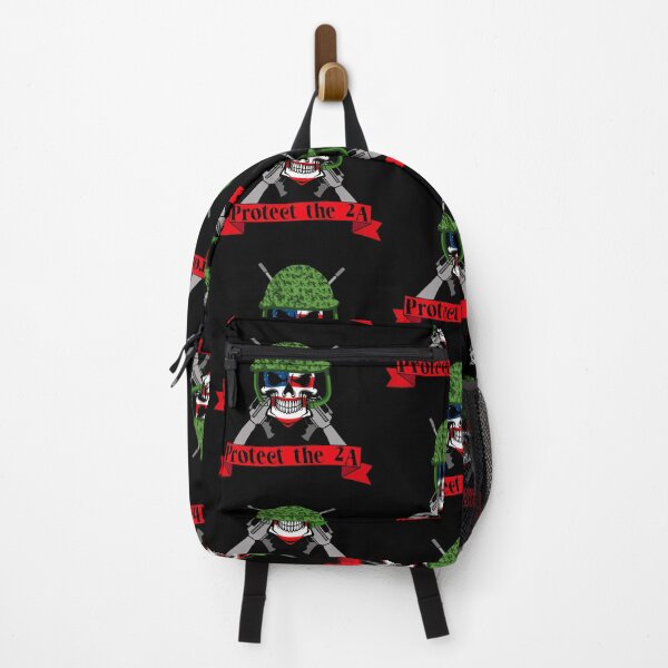 Item preview, Protect the 2A American flag skull designed and sold by Designs Of all kinds.