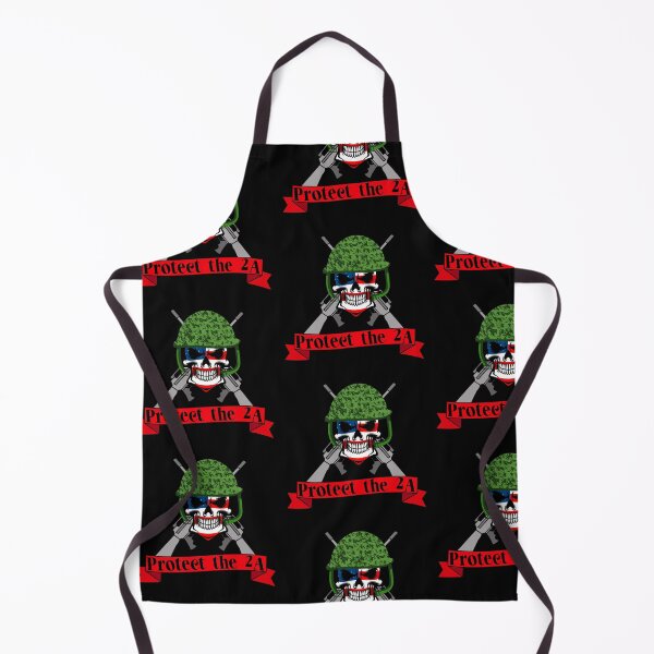 Item preview, Protect the 2A American flag skull designed and sold by Designs Of all kinds.