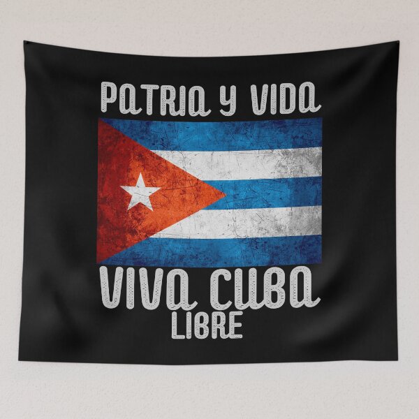 Item preview, Patria Y Vida Viva Cuba Libre - Free Cuba! designed and sold by Adonalyn.