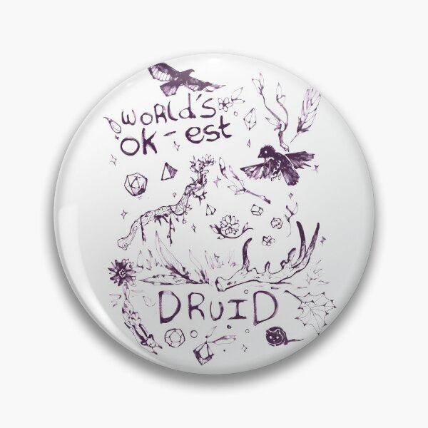 Item preview, World's OK-est Druid designed and sold by Sweethartist.