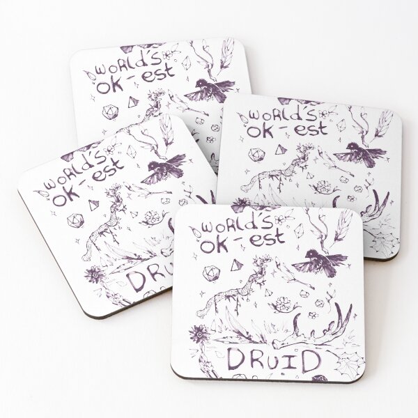 Item preview, World's OK-est Druid designed and sold by Sweethartist.