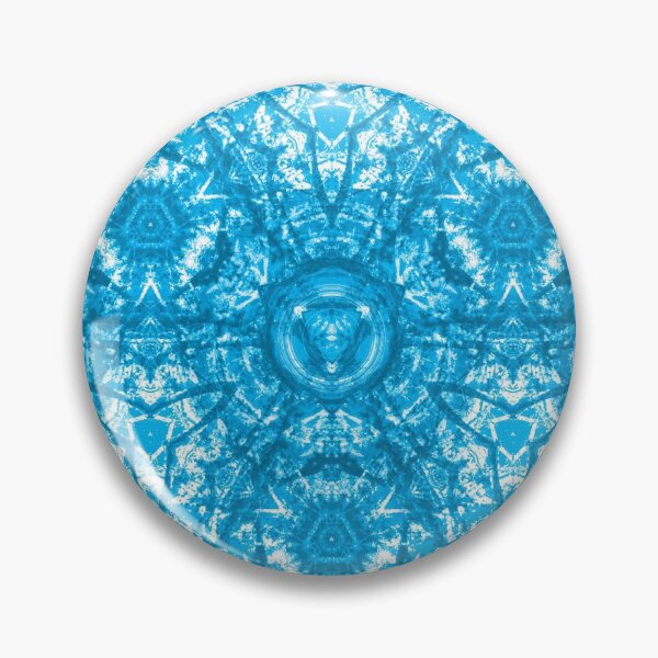 Aperçu de l'œuvre MOTIF de branche d'arbre psychédélique - Bleu clair sur blanc - ZS072 créée et vendue par RZ3000.