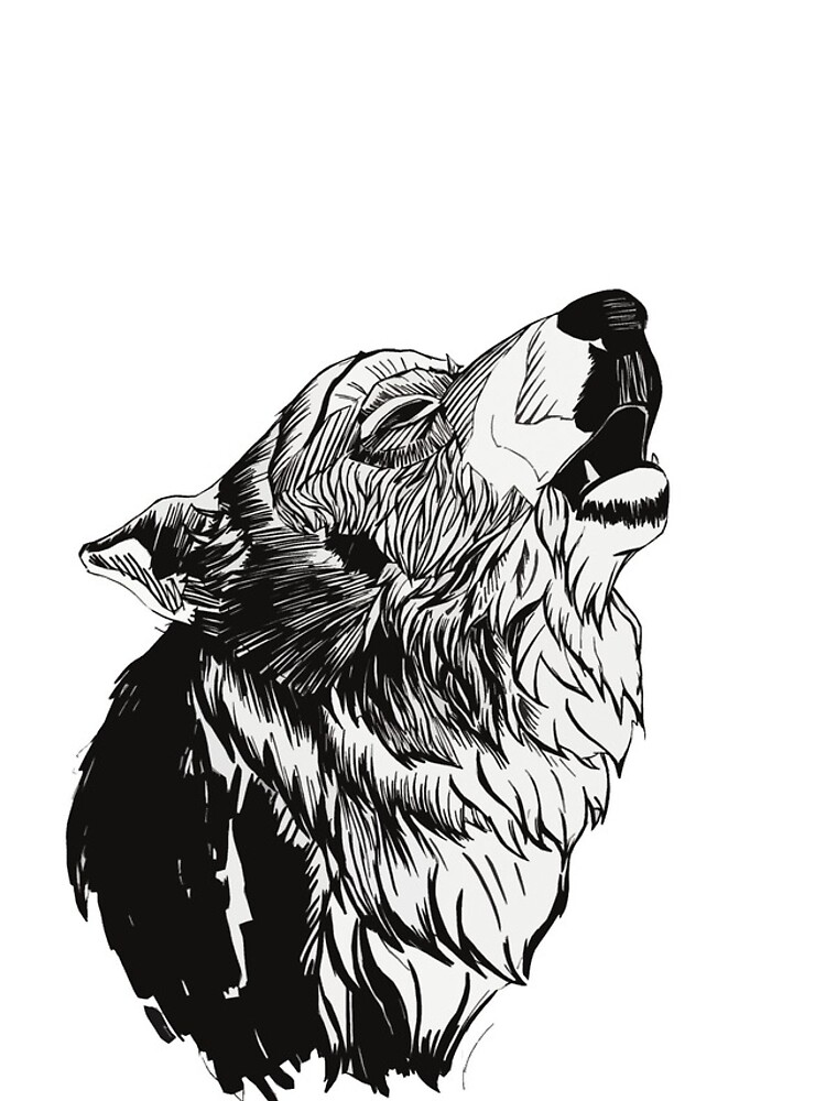 Thumbnail 4 of 4, iPhone Case, And the moon howled designed and sold by AlexLacey.