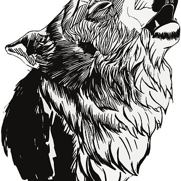 Artwork thumbnail, And the moon howled by AlexLacey