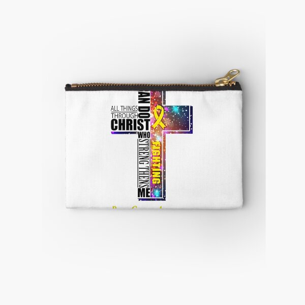 Item preview, I Can Do All Things Through Christ Bone Cancer Awareness designed and sold by Brad-FI.