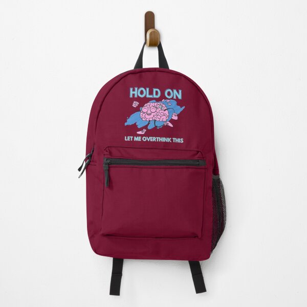 Item preview, Hold On Let Me Over Think This Maroon - Funny Mental Health designed and sold by Teetee94.