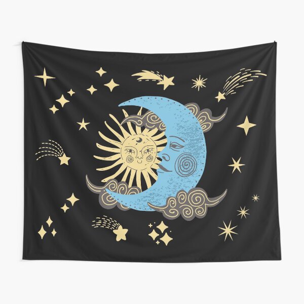 Vista previa del artículo con la obra «arte del tarot sol y luna», diseñado y vendido por cutecrazytshirt.