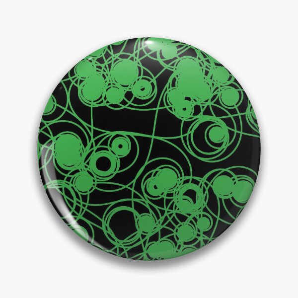 Item preview, Spiral chaotic design - green and black designed and sold by rahilvalani.