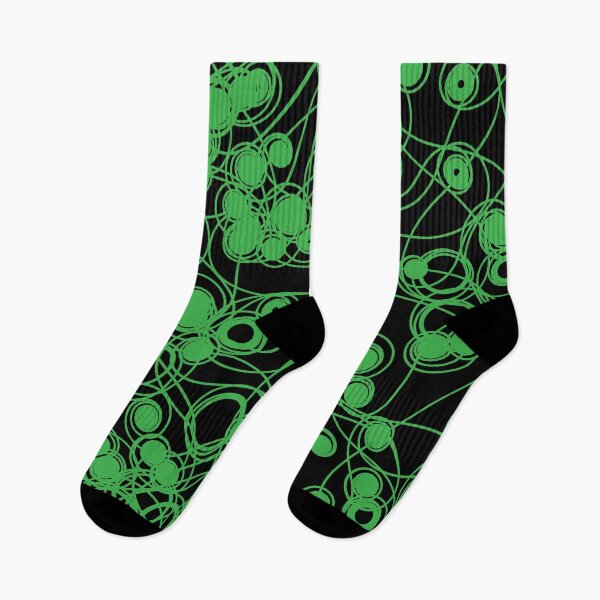 Item preview, Spiral chaotic design - green and black designed and sold by rahilvalani.
