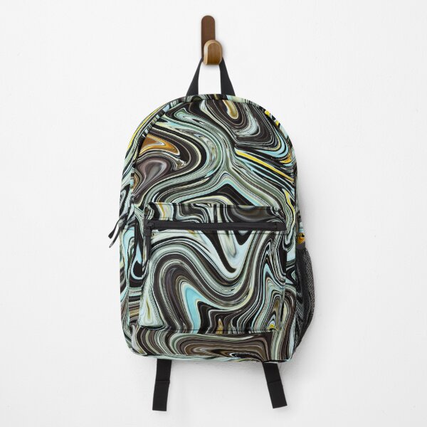 Artikelvorschau, Turquoise & Black - Marble Art entworfen und verkauft von Flydea.