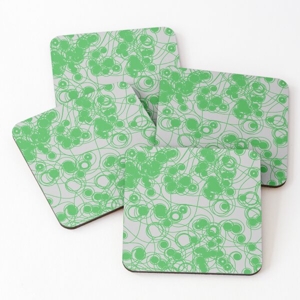 Item preview, Spiral chaotic design - green and grey designed and sold by rahilvalani.