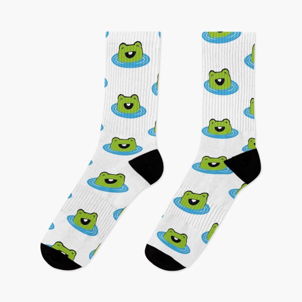 Item preview, Green frog cartoon designed and sold by KasTanDesign.