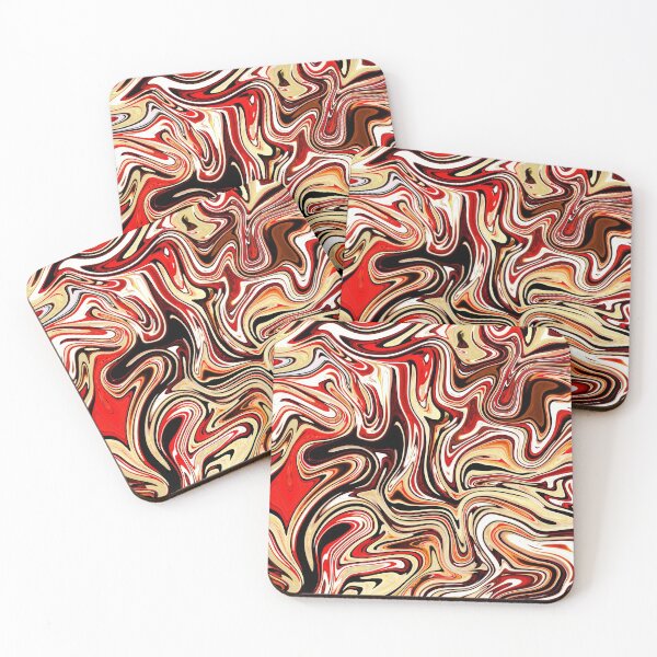 Item preview, Retro Red - Marble Art designed and sold by Flydea.