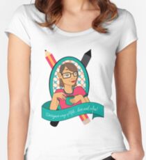 Designer way of life Women's Fitted Scoop T-Shirt