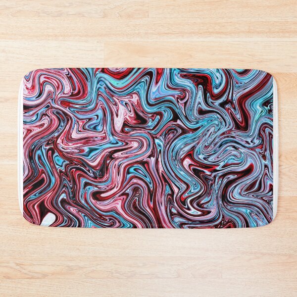 Item preview, Red & Blue - Marble Art designed and sold by Flydea.