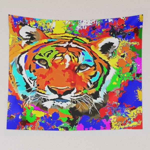 Item preview, tiger painting designed and sold by MXanwar.