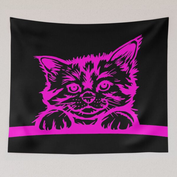 Item preview, Best Days Are Meowdays Graphical Pink designed and sold by aventi24.