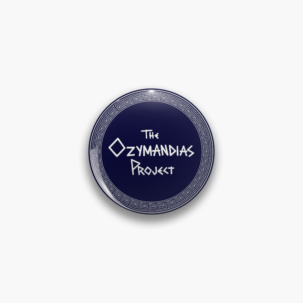 Ozymandias Project Circle Logo Pin
