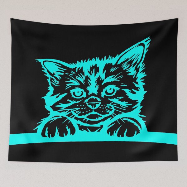 Item preview,  Best Days Are Meowdays Graphical Blue designed and sold by aventi24.