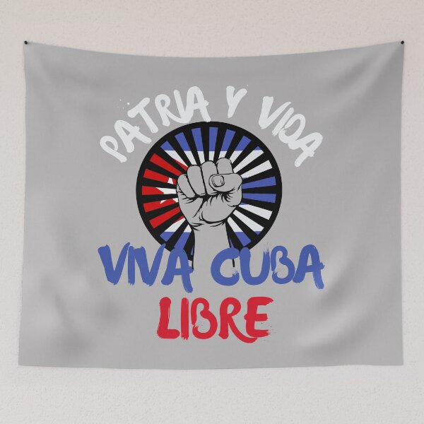 Item preview, Patria Y Vida Viva Cuba Libre - Free Cuba! designed and sold by Adonalyn.