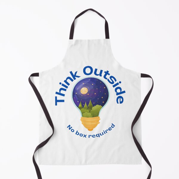 Item preview, Think Outside No Box Required Light Bulb Design - Curious Science Outdoorsy Inspirational designed and sold by Teetee94.