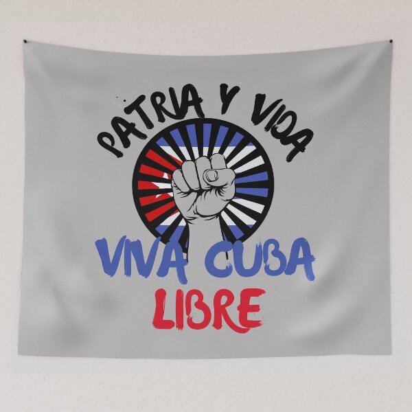 Item preview, Patria Y Vida Viva Cuba Libre - Free Cuba! designed and sold by Adonalyn.