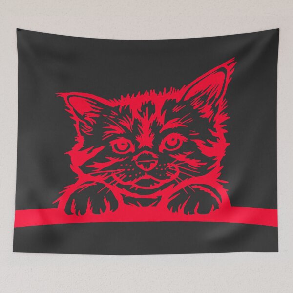 Item preview, Best Days Are Meowdays Graphical Red designed and sold by aventi24.