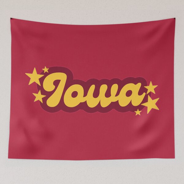 Item preview, iowa retro + stars designed and sold by andreariv.