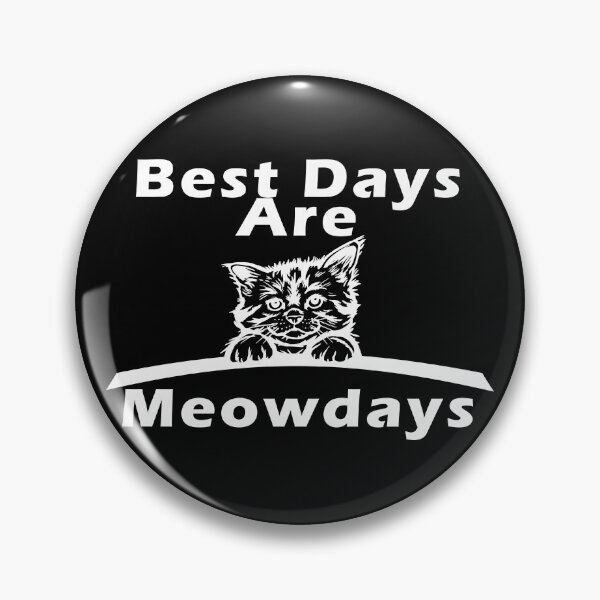 Item preview, Best Days Are Meowdays Graphical White Cat designed and sold by aventi24.