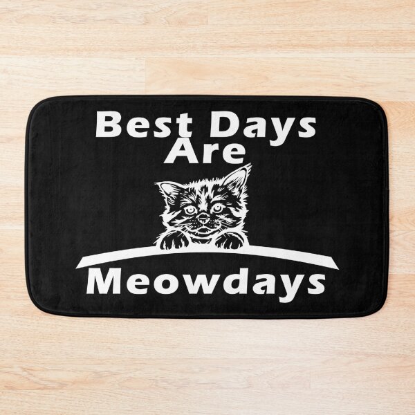 Item preview, Best Days Are Meowdays Graphical White Cat designed and sold by aventi24.
