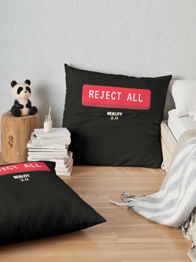 Alternate view of Reject All Floor Pillow