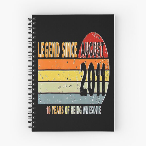 Item preview, Vintage 10th Birthday Legend Since August 2011 Born In 2011 designed and sold by BargerStore.