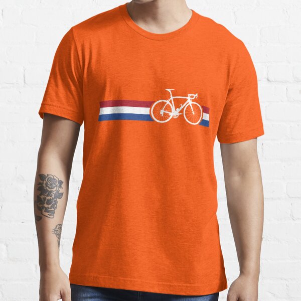 Bike Stripes Netherlands National Road Race Essential T-Shirt