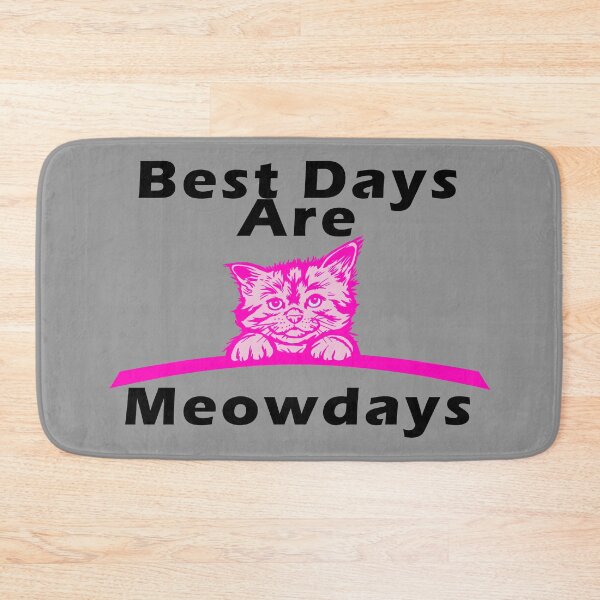 Item preview, Pink Best Days Are Meowdays Graphical Cat designed and sold by aventi24.