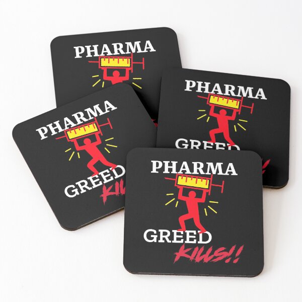 Item preview, Pharma Greed Kills designed and sold by lovesuperkarma.