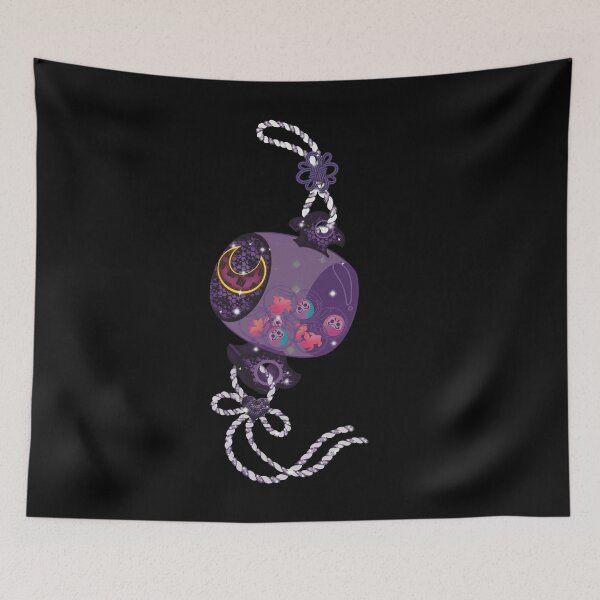 Item preview, Purple Fantasy Japanese Lucky Mallet Violet Dream  designed and sold by MissRebelArt.