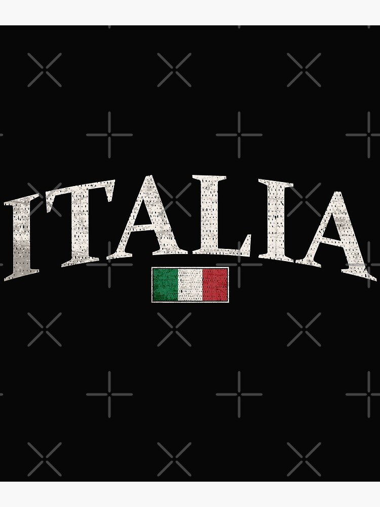 Italia Retro T-Shirt: Italian 80's Vintage-Look Italy Flag