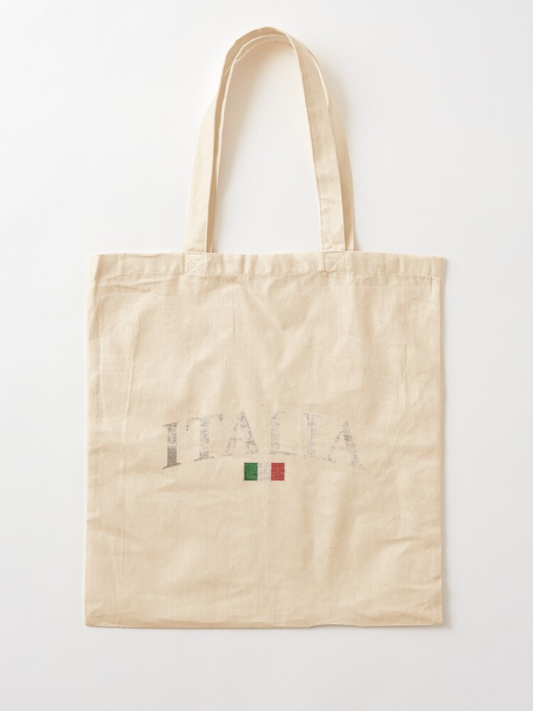 Italian Rainbow Flag Heart Italy Pride Month Tote Bag