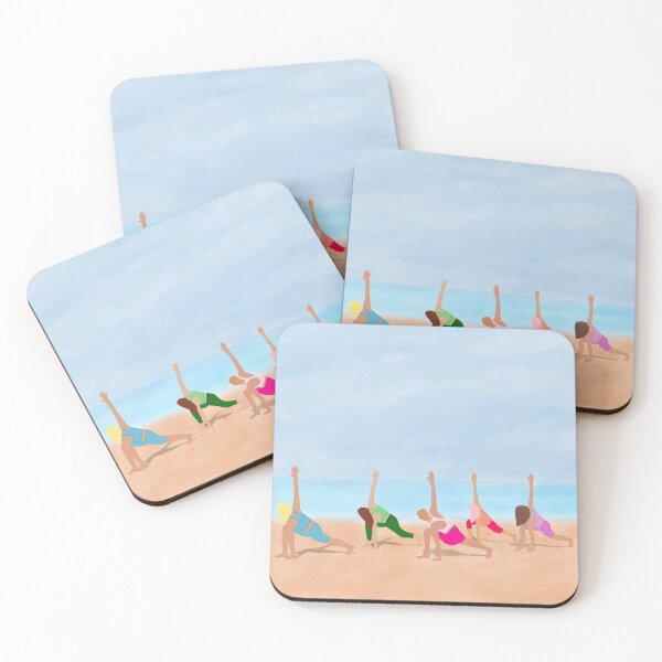 Item preview, Yoga on the beach designed and sold by bellesvibes.