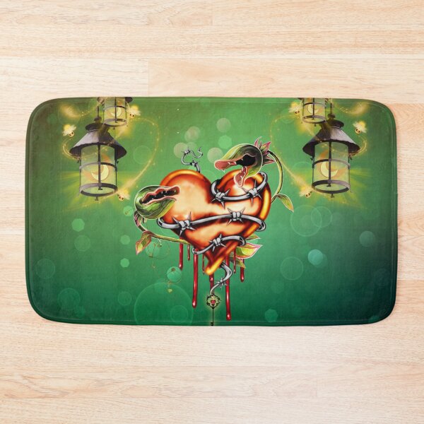 Item preview, Heart with Barbed Wire and fantasy flowers designed and sold by nicky2342.