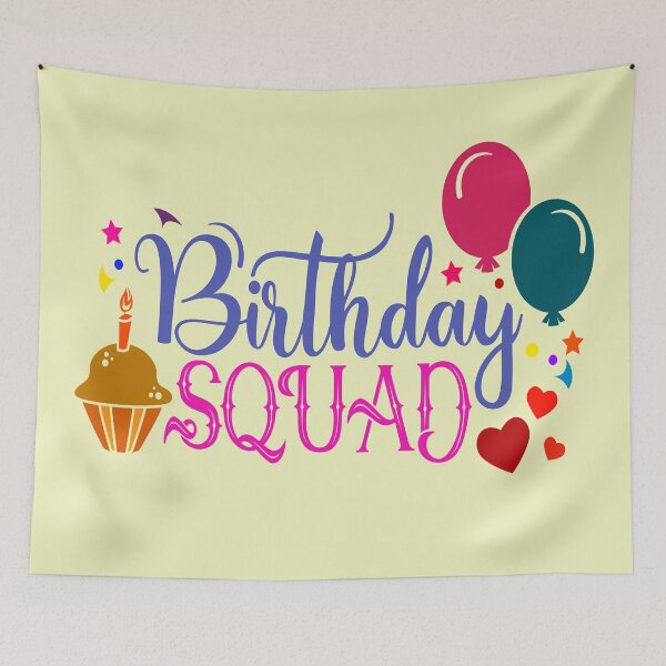 Item preview, Birthday squad funny design for family & friends designed and sold by Decconer.